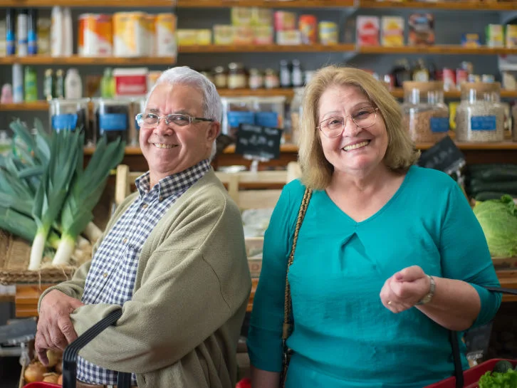 Couple Grocery Store